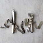Vintage 12-piece Set of Dessert Knives and Forks