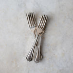 Vintage Decorative Dessert Forks Set of Five