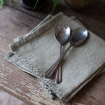 Vintage Decorative Serving Spoon and Fork Set 2