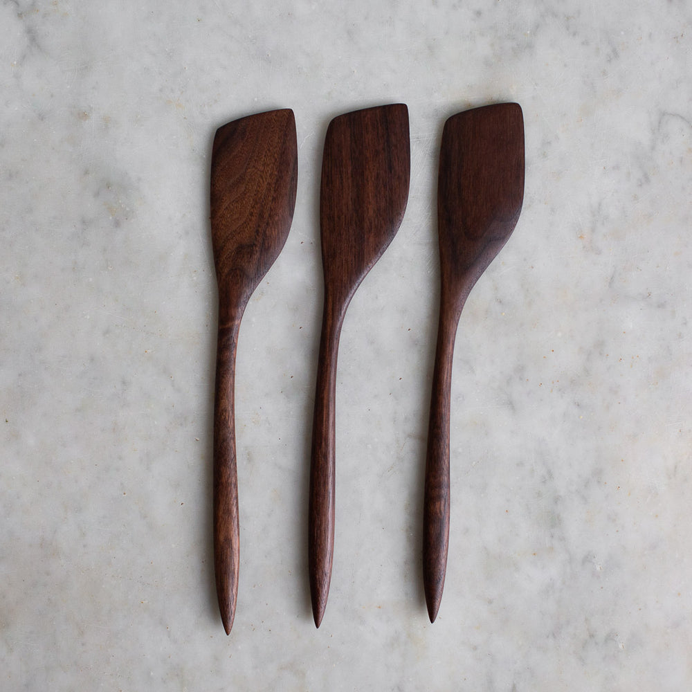 HAND CARVED SWEET GUM COOKING SPATULA – Ellei Home