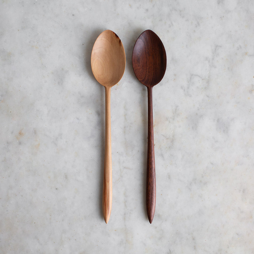 Wooden Spoons Hand Carved Wooden Spoon Wooden Cooking & Serving Spoon  Kitchen Decor Minimalist Wooden Spoon Round Spoon 