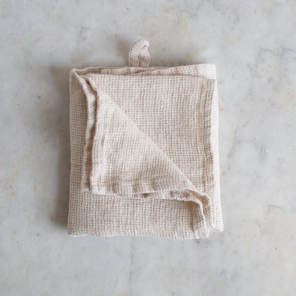 INGREDIENTS LDN, homewares on Instagram: “Image shows our Handmade Waffle Linen  Kitchen Towel and Handmade Linen …